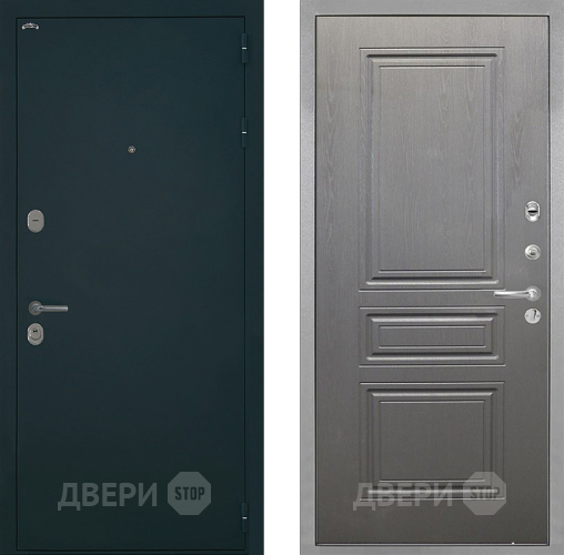Входная металлическая Дверь Интекрон (INTECRON) Греция ФЛ-243 Графит вуд дуб в Электрогорске