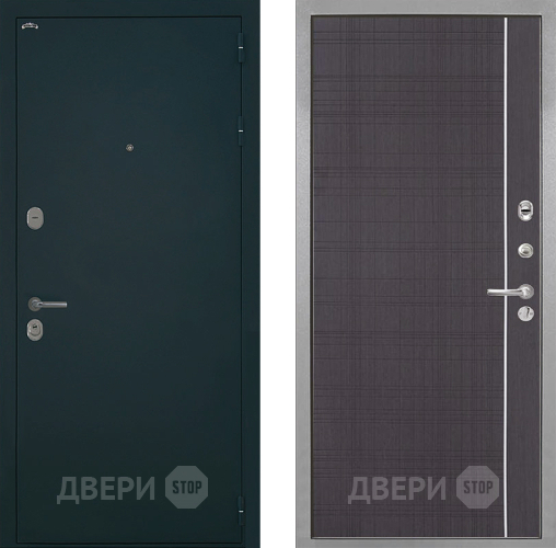 Входная металлическая Дверь Интекрон (INTECRON) Греция В-07 с молдингом Венге в Электрогорске