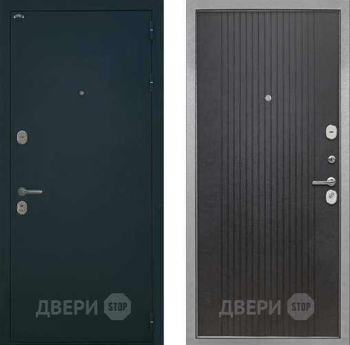 Входная металлическая Дверь Интекрон (INTECRON) Греция ФЛ-295 Лофт черный в Электрогорске