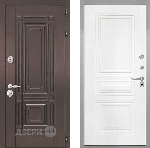Входная металлическая Дверь Интекрон (INTECRON) Италия ФЛ-243 Белый матовый в Электрогорске