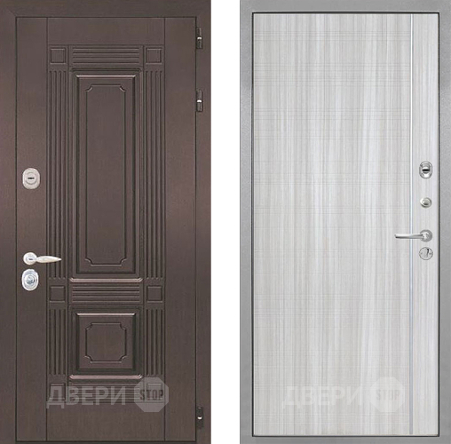 Входная металлическая Дверь Интекрон (INTECRON) Италия В-07 с молдингом Сандал белый в Электрогорске