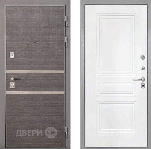 Дверь Интекрон (INTECRON) Неаполь ФЛ-243 Белый матовый в Электрогорске