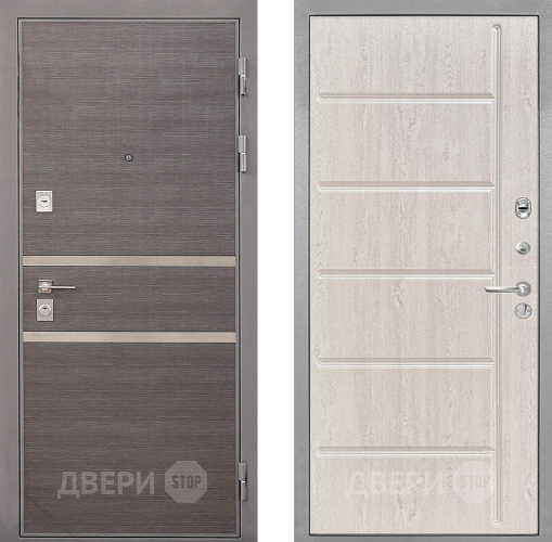 Входная металлическая Дверь Интекрон (INTECRON) Неаполь ФЛ-102 Сосна белая в Электрогорске