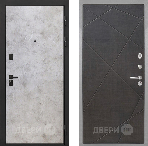 Входная металлическая Дверь Интекрон (INTECRON) Профит Black Мрамор Светлый Лучи-М Венге распил кофе в Электрогорске