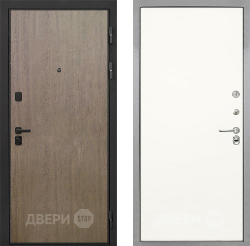 Дверь Интекрон (INTECRON) Профит Black Венге Коричневый Гладкая Слоновая кость в Электрогорске