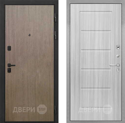 Входная металлическая Дверь Интекрон (INTECRON) Профит Black Венге Коричневый ФЛ-39 Сандал белый в Электрогорске