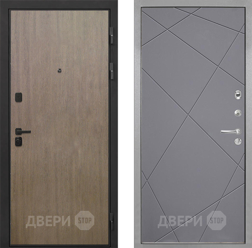 Дверь Интекрон (INTECRON) Профит Black Венге Коричневый Лучи-М Графит софт в Электрогорске