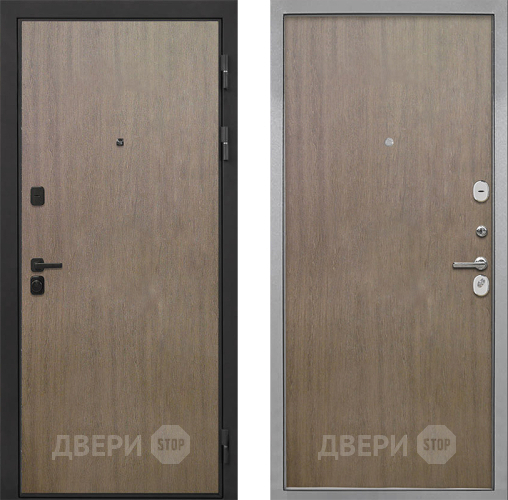 Входная металлическая Дверь Интекрон (INTECRON) Профит Black Венге Коричневый Гладкая шпон Венге коричневый в Электрогорске