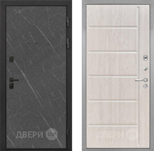 Дверь Интекрон (INTECRON) Профит Black Гранит Лава Оникс ФЛ-102 Сосна белая в Электрогорске