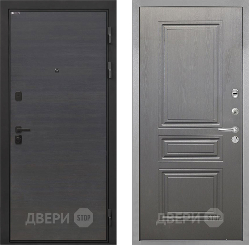 Дверь Интекрон (INTECRON) Профит Black Эковенге ФЛ-243 Графит вуд дуб в Электрогорске