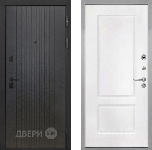 Дверь Интекрон (INTECRON) Профит Black ФЛ-295 КВ-2 Белый матовый в Электрогорске