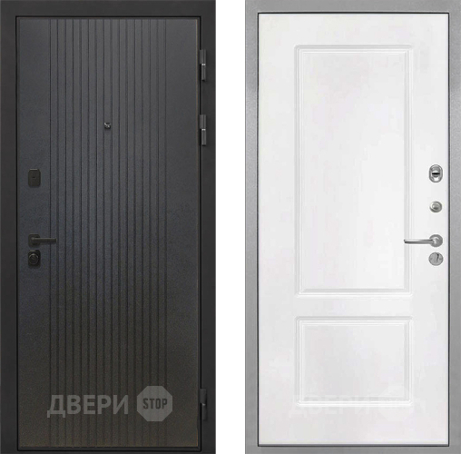 Дверь Интекрон (INTECRON) Профит Black ФЛ-295 КВ-2 Белый матовый в Электрогорске