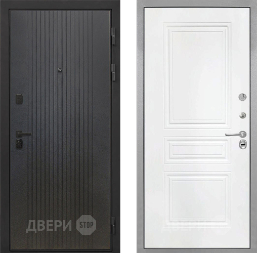 Дверь Интекрон (INTECRON) Профит Black ФЛ-295 ФЛ-243 Белый матовый в Электрогорске