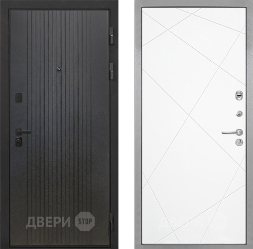 Дверь Интекрон (INTECRON) Профит Black ФЛ-295 Лучи-М Софт милк в Электрогорске