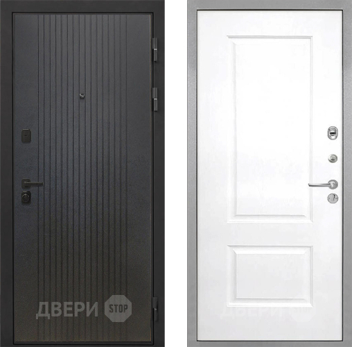 Входная металлическая Дверь Интекрон (INTECRON) Профит Black ФЛ-295 Альба Роял Вуд белый в Электрогорске
