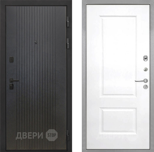 Входная металлическая Дверь Интекрон (INTECRON) Профит Black ФЛ-295 Альба Роял Вуд белый в Электрогорске