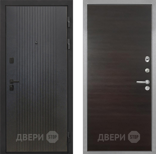 Дверь Интекрон (INTECRON) Профит Black ФЛ-295 Гладкая Эковенге поперечный в Электрогорске