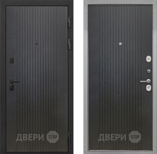 Входная металлическая Дверь Интекрон (INTECRON) Профит Black ФЛ-295 ФЛ-295 Лофт черный в Электрогорске