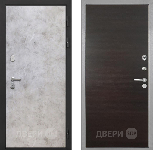 Входная металлическая Дверь Интекрон (INTECRON) Гектор Мрамор Светлый Гладкая Эковенге поперечный в Электрогорске