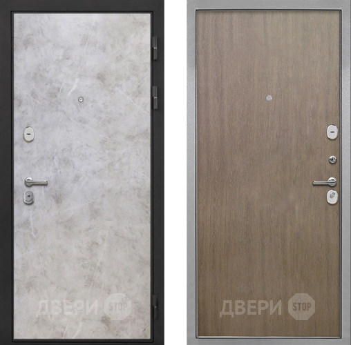 Входная металлическая Дверь Интекрон (INTECRON) Гектор Мрамор Светлый Гладкая шпон Венге коричневый в Электрогорске