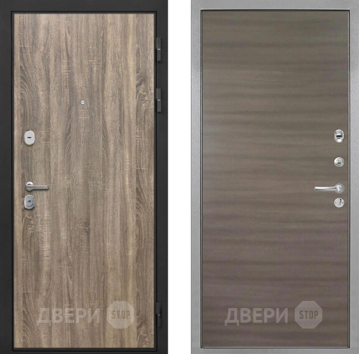 Входная металлическая Дверь Интекрон (INTECRON) Гектор Дуб Турин Гладкая Дуб тоскано поперечный в Электрогорске