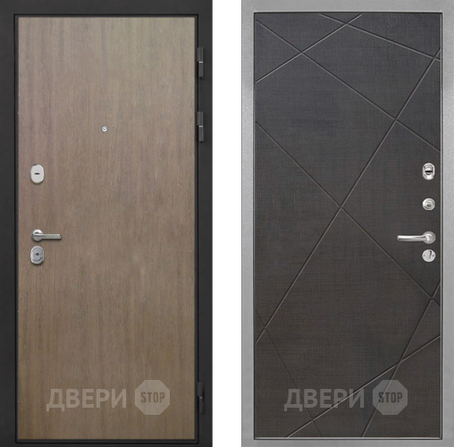 Входная металлическая Дверь Интекрон (INTECRON) Гектор Венге Коричневый Лучи-М Венге распил кофе в Электрогорске