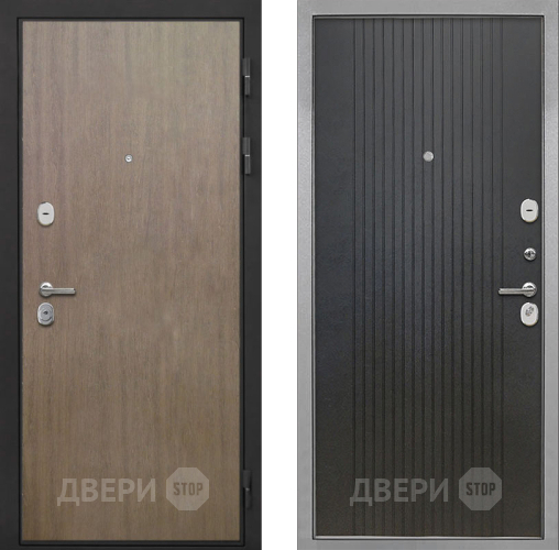 Дверь Интекрон (INTECRON) Гектор Венге Коричневый ФЛ-295 Лофт черный в Электрогорске