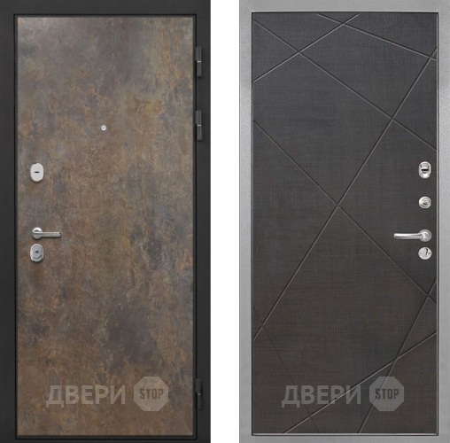 Входная металлическая Дверь Интекрон (INTECRON) Гектор Гранж Лучи-М Венге распил кофе в Электрогорске