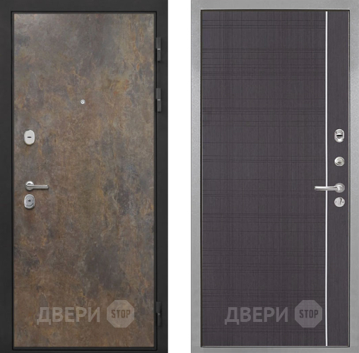 Входная металлическая Дверь Интекрон (INTECRON) Гектор Гранж В-07 с молдингом Венге в Электрогорске