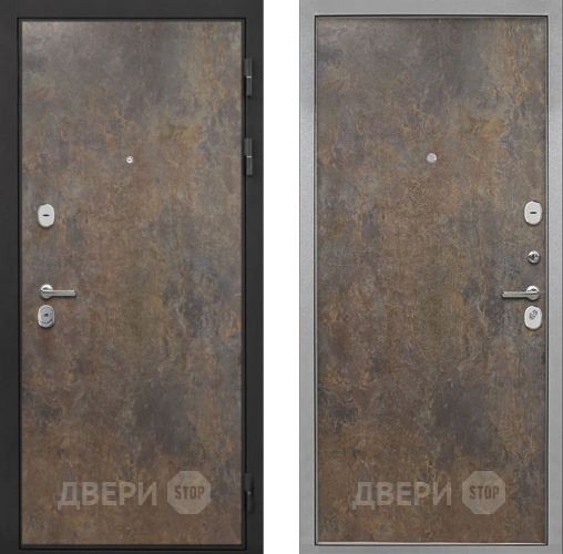 Входная металлическая Дверь Интекрон (INTECRON) Гектор Гранж Гладкая Гранж в Электрогорске