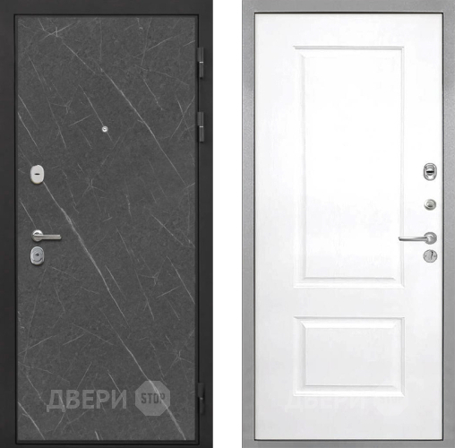 Входная металлическая Дверь Интекрон (INTECRON) Гектор Гранит Лава Оникс Альба Роял Вуд белый в Электрогорске
