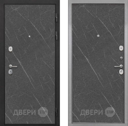 Входная металлическая Дверь Интекрон (INTECRON) Гектор Гранит Лава Оникс Гладкая Гранит лава оникс в Электрогорске