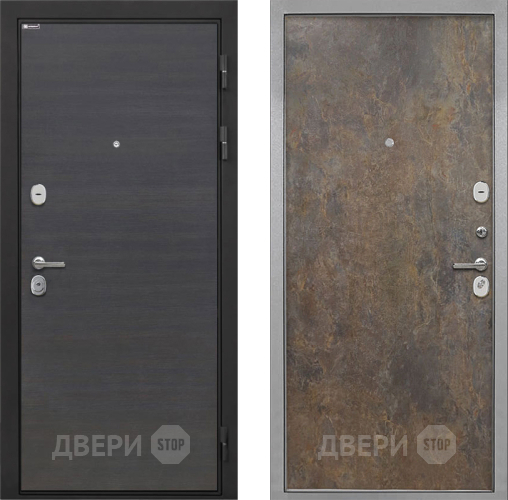 Входная металлическая Дверь Интекрон (INTECRON) Гектор Эковенге Гладкая Гранж в Электрогорске