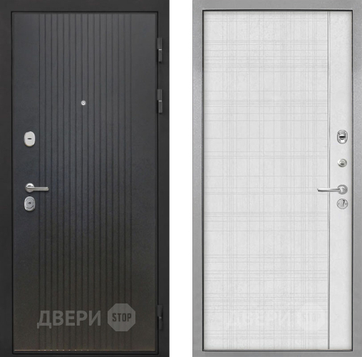 Входная металлическая Дверь Интекрон (INTECRON) Гектор ФЛ-295 В-07 с молдингом Лофт белый в Электрогорске