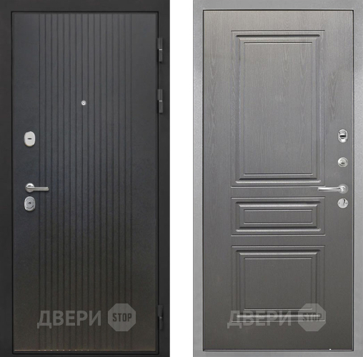 Входная металлическая Дверь Интекрон (INTECRON) Гектор ФЛ-295 ФЛ-243 Графит вуд дуб в Электрогорске