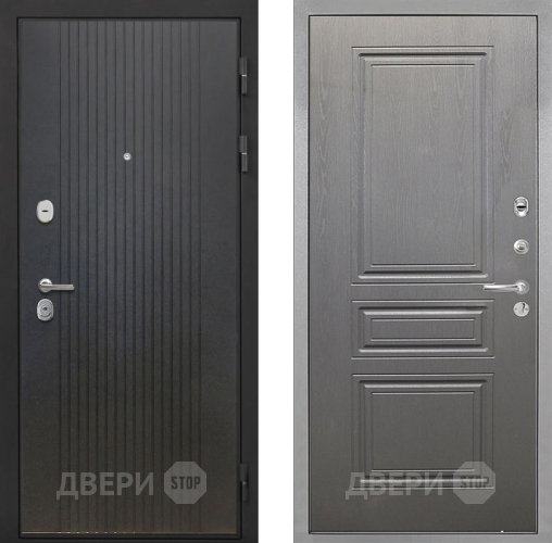 Входная металлическая Дверь Интекрон (INTECRON) Гектор ФЛ-295 ФЛ-243 Графит вуд дуб в Электрогорске