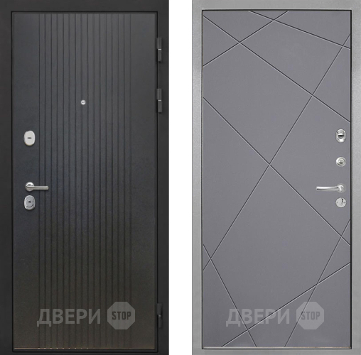 Дверь Интекрон (INTECRON) Гектор ФЛ-295 Лучи-М Графит софт в Электрогорске