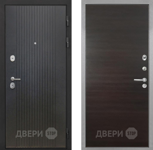 Входная металлическая Дверь Интекрон (INTECRON) Гектор ФЛ-295 Гладкая Эковенге поперечный в Электрогорске