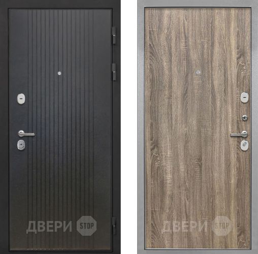 Входная металлическая Дверь Интекрон (INTECRON) Гектор ФЛ-295 Гладкая Дуб турин в Электрогорске