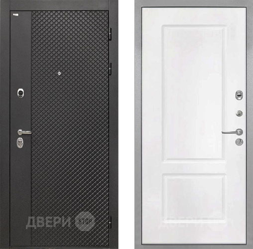 Дверь Интекрон (INTECRON) Олимпия Black 4К КВ-2 Белый матовый в Электрогорске