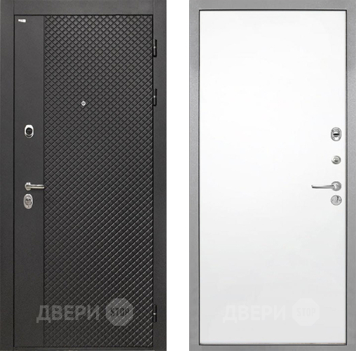 Дверь Интекрон (INTECRON) Олимпия Black 4К Гладкая Силк Сноу в Электрогорске