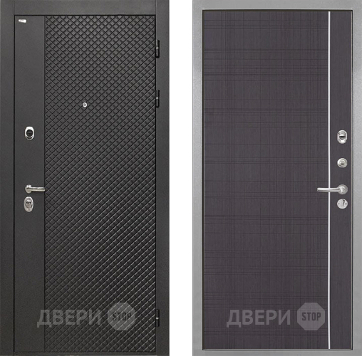 Дверь Интекрон (INTECRON) Олимпия Black 4К В-07 с молдингом Венге в Электрогорске