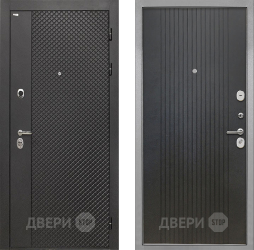 Дверь Интекрон (INTECRON) Олимпия Black 4К ФЛ-295 Лофт черный в Электрогорске