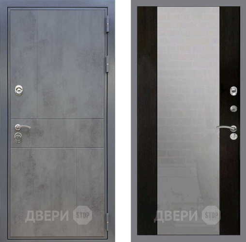 Дверь Рекс (REX) ФЛ-290 СБ-16 Зеркало Венге в Электрогорске