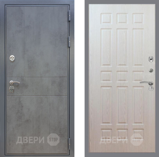 Входная металлическая Дверь Рекс (REX) ФЛ-290 FL-33 Беленый дуб в Электрогорске