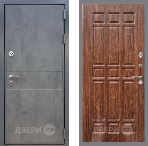 Дверь Рекс (REX) ФЛ-290 FL-33 орех тисненый в Электрогорске