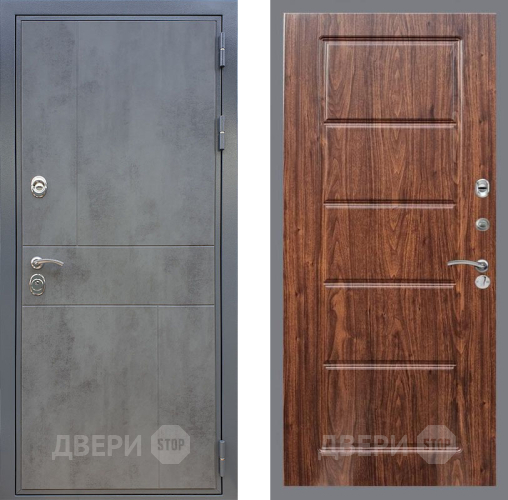 Дверь Рекс (REX) ФЛ-290 FL-39 орех тисненый в Электрогорске