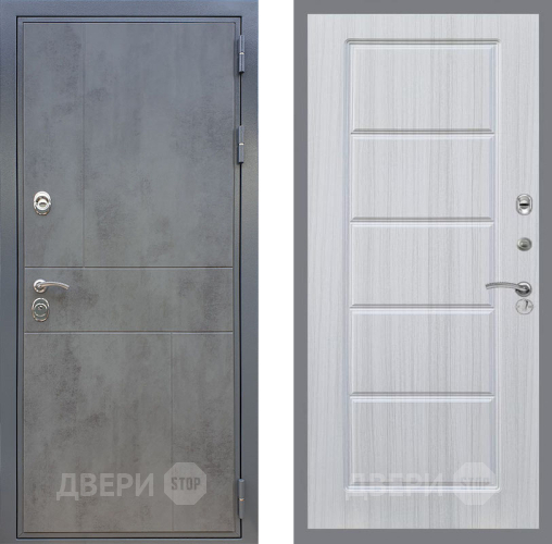 Входная металлическая Дверь Рекс (REX) ФЛ-290 FL-39 Сандал белый в Электрогорске