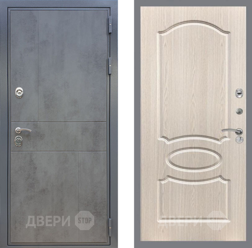 Дверь Рекс (REX) ФЛ-290 FL-128 Беленый дуб в Электрогорске