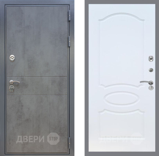 Дверь Рекс (REX) ФЛ-290 FL-128 Белый ясень в Электрогорске